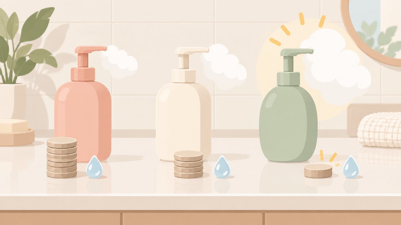 40gの入浴剤を1g単価で比べるイラスト