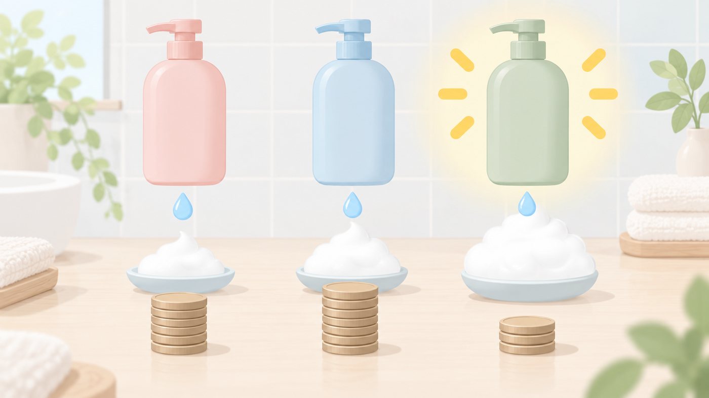 40gの入浴剤を1g単価から比べるイラスト