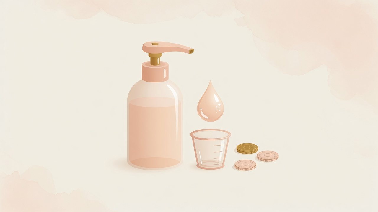 500mlの1本と3本の合計mlを分母にするイラスト