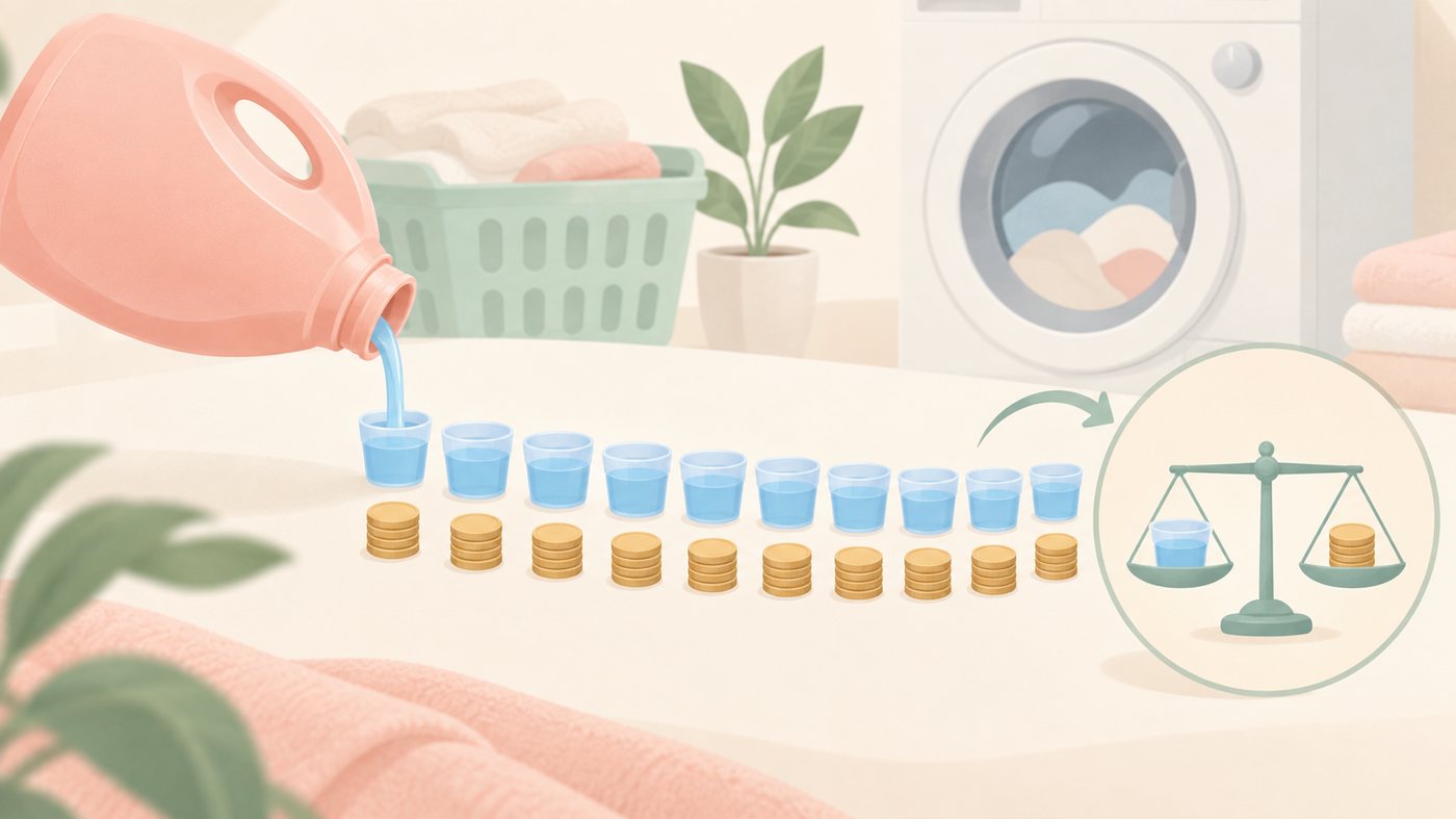 2つの香りを枠に分けて並べたイラスト