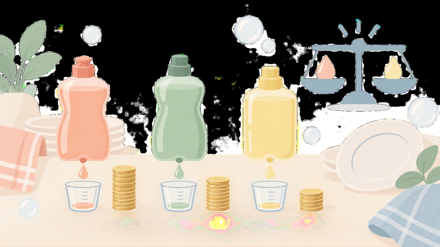 同じ容量のつめかえを入数ごとに並べたイラスト