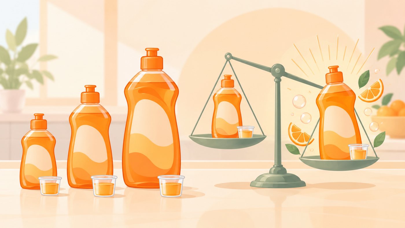 1mLあたりの単価を計算するイラスト