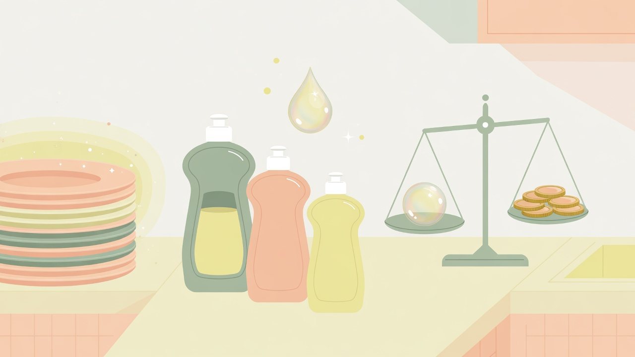 除菌の食器用洗剤ジョイを荷姿ごとに比べるイメージ