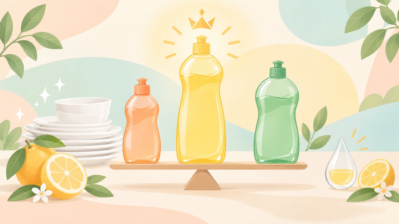 同じ容量のボトルを入数ごとに並べて単価を比べるイラスト