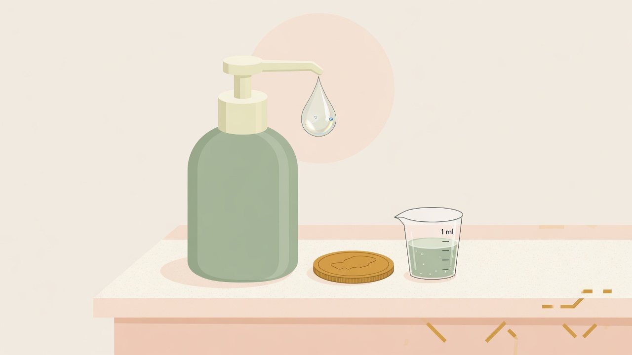 ジャパンの食器用洗剤を詰替とボトルで並べて比べるイラスト