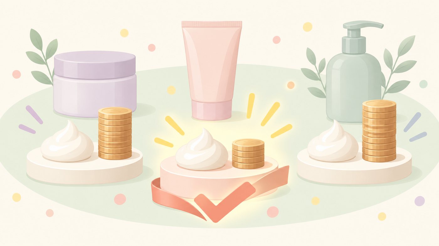 460mLのトリートメントを1mLあたりの単価で比べるイラスト