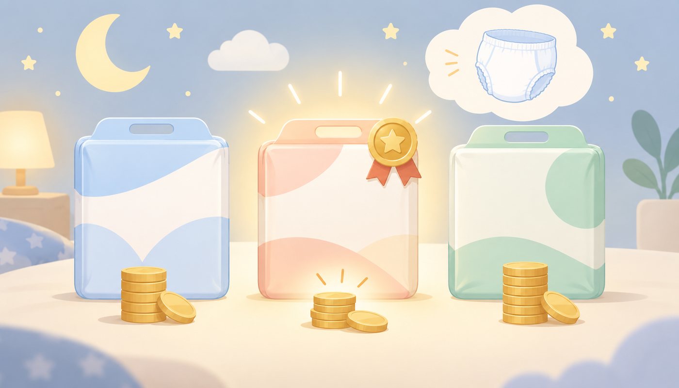 棚の空きから買う個数を決めるイラスト
