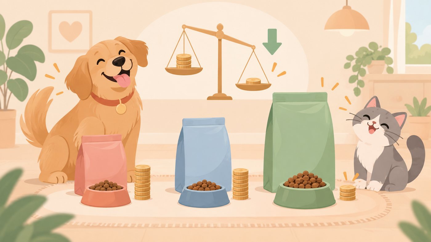 洗剤の価格を1gあたりに割り戻すイラスト