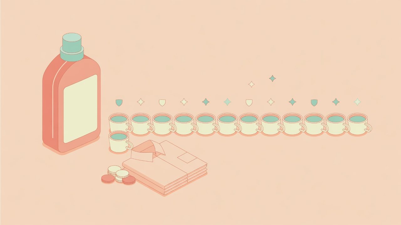洗濯洗剤の荷姿