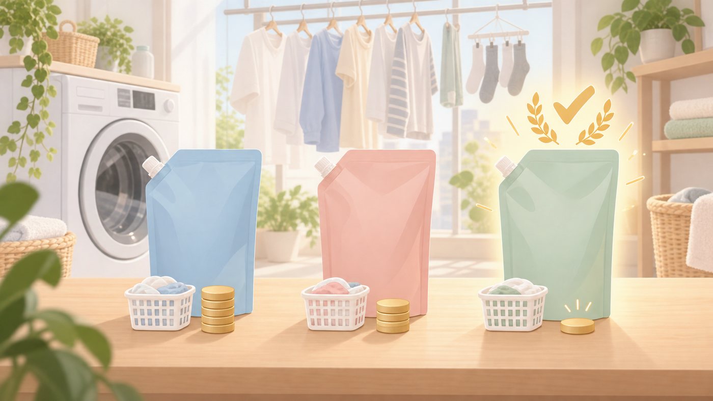 紙パンツと紙パンツ用パッドを並べたイラスト