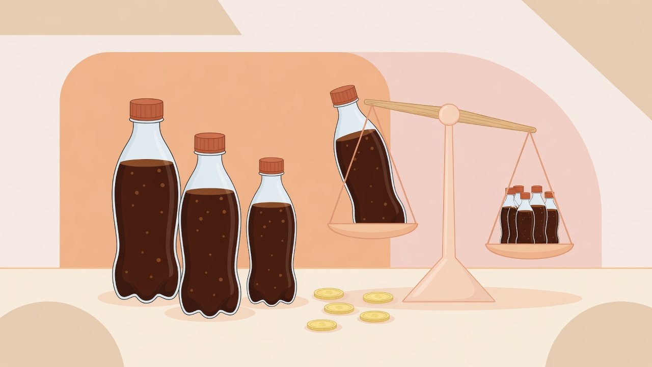 1mlあたりの表示から1本分へ換算するイラスト