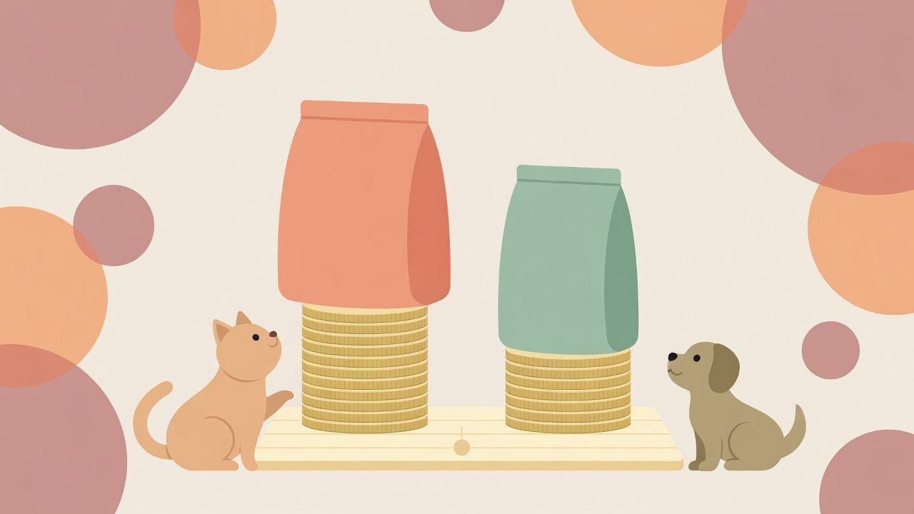 袋の内容量と入数から1gあたりを計算するイラスト