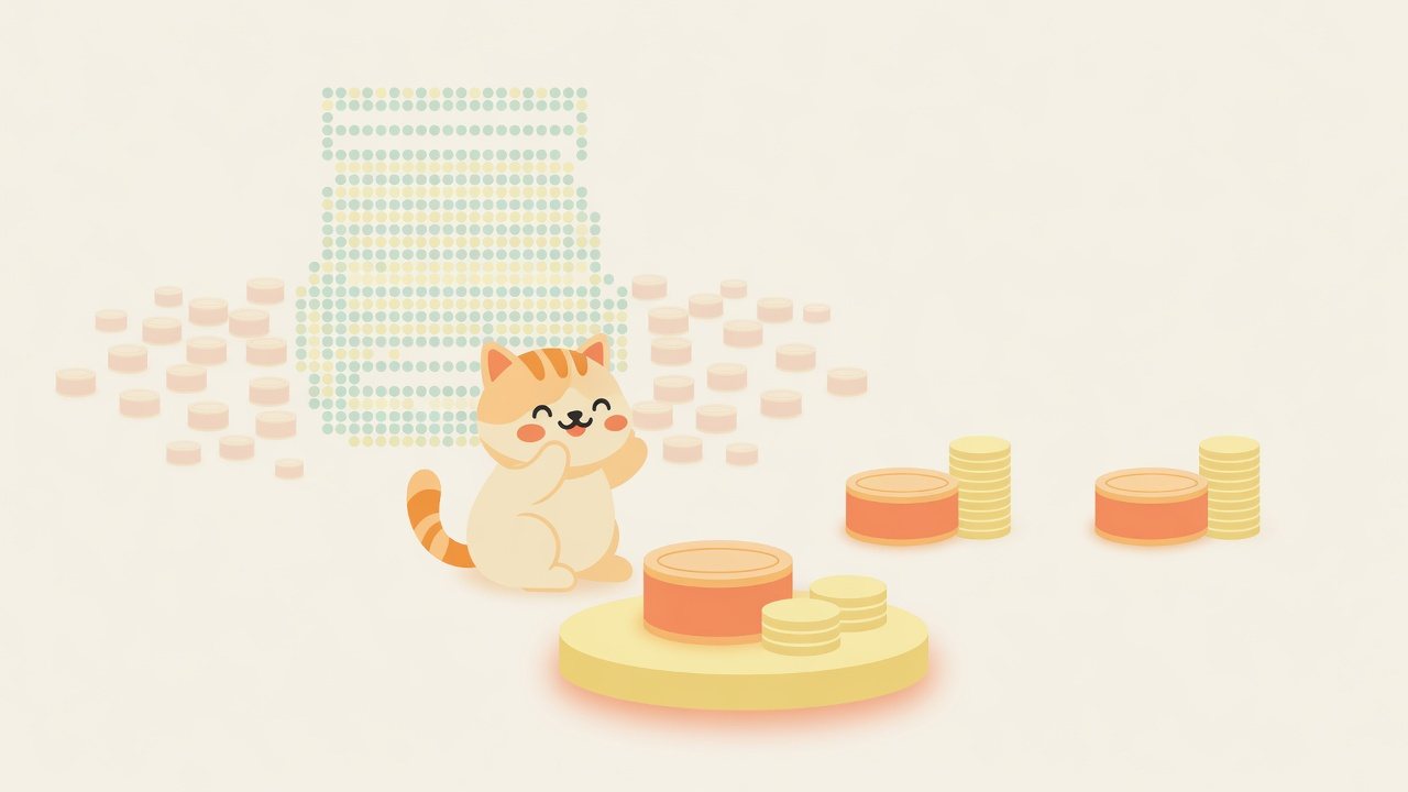 ペットフードの缶とフードボウルのイラスト