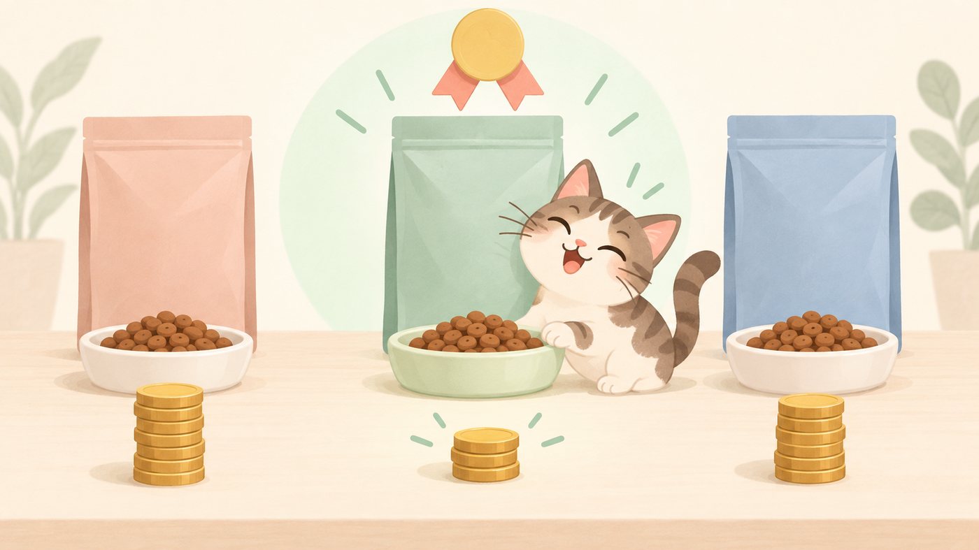猫用チャオの内容量と入数を確認するイメージ