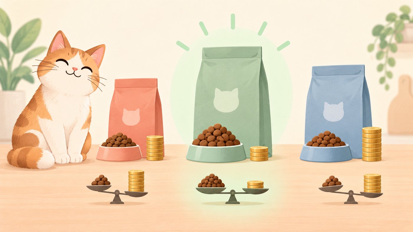 猫用チャオの入数を比べるイメージ