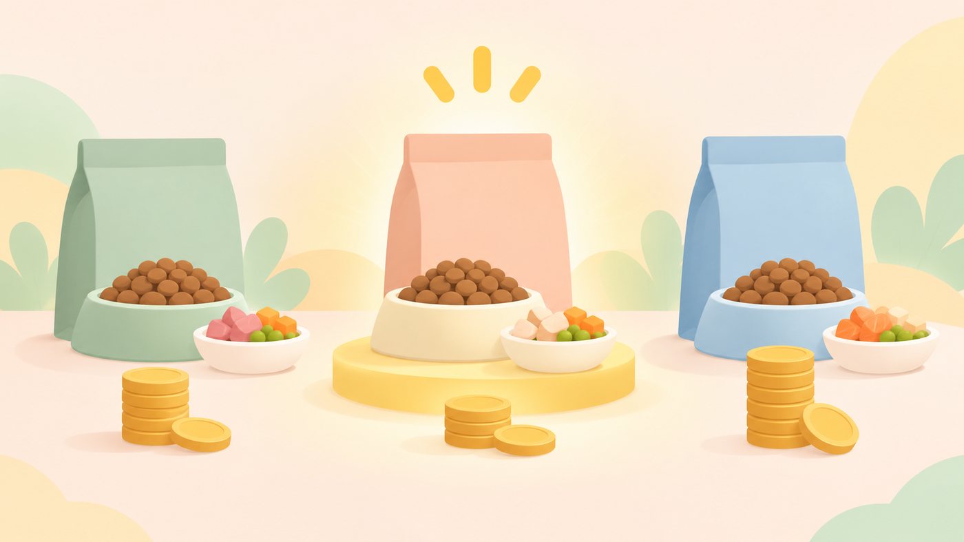1gあたりの単価を計算するイラスト