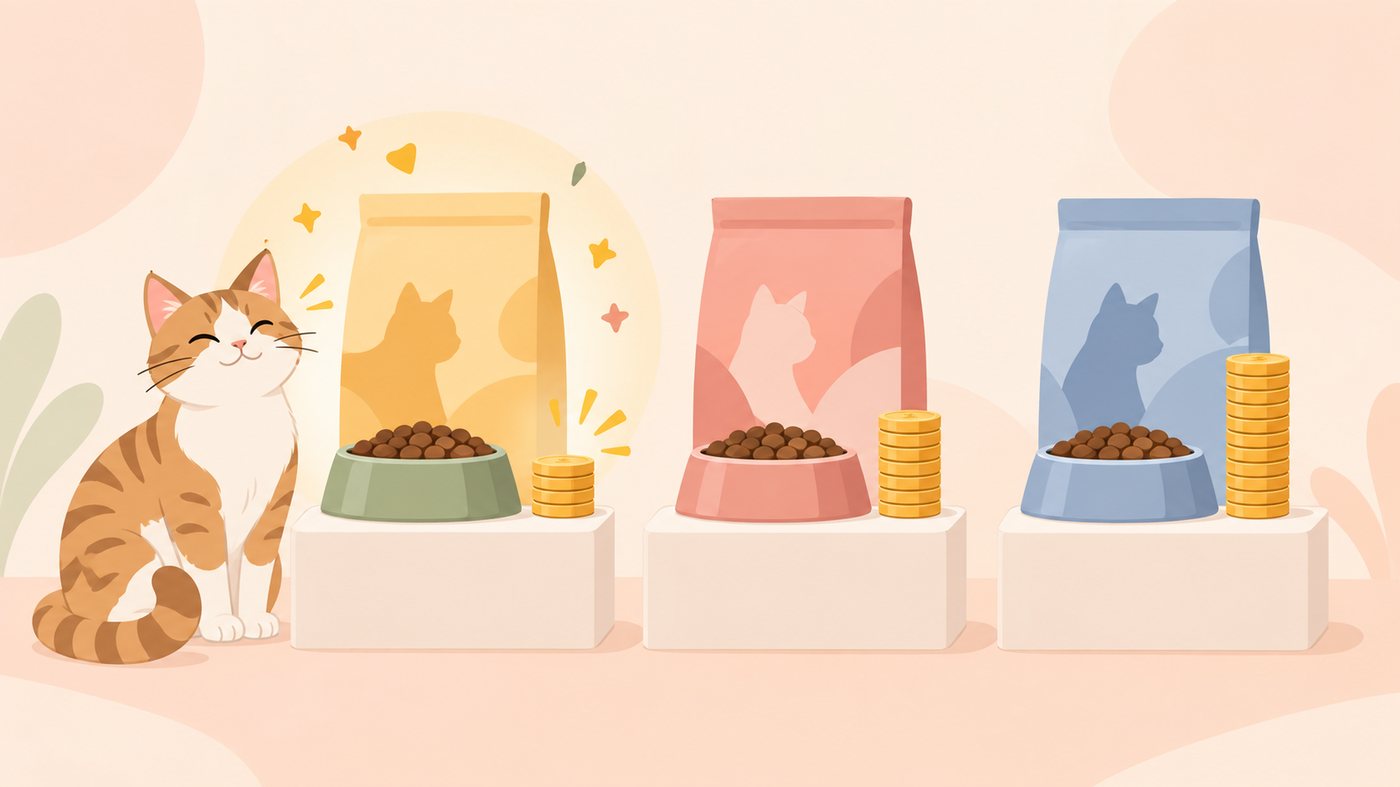缶の大きさと缶数から1gあたりの単価を出すイラスト