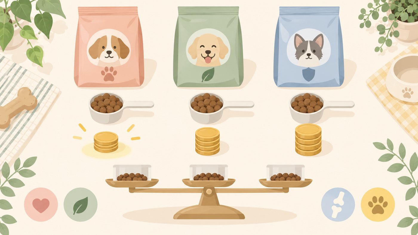 100gの商品を1gあたりの単価に割り戻すイラスト