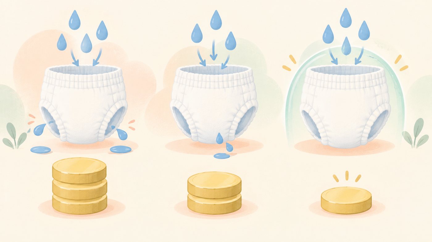 総量の段階ごとにフードを分けたイラスト