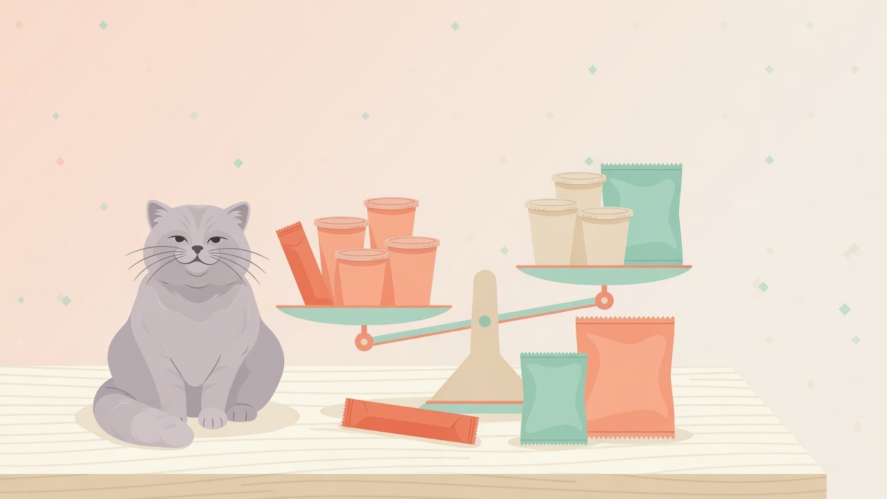 いなばのシニア向けペットフードを1gあたりで比べるイラスト