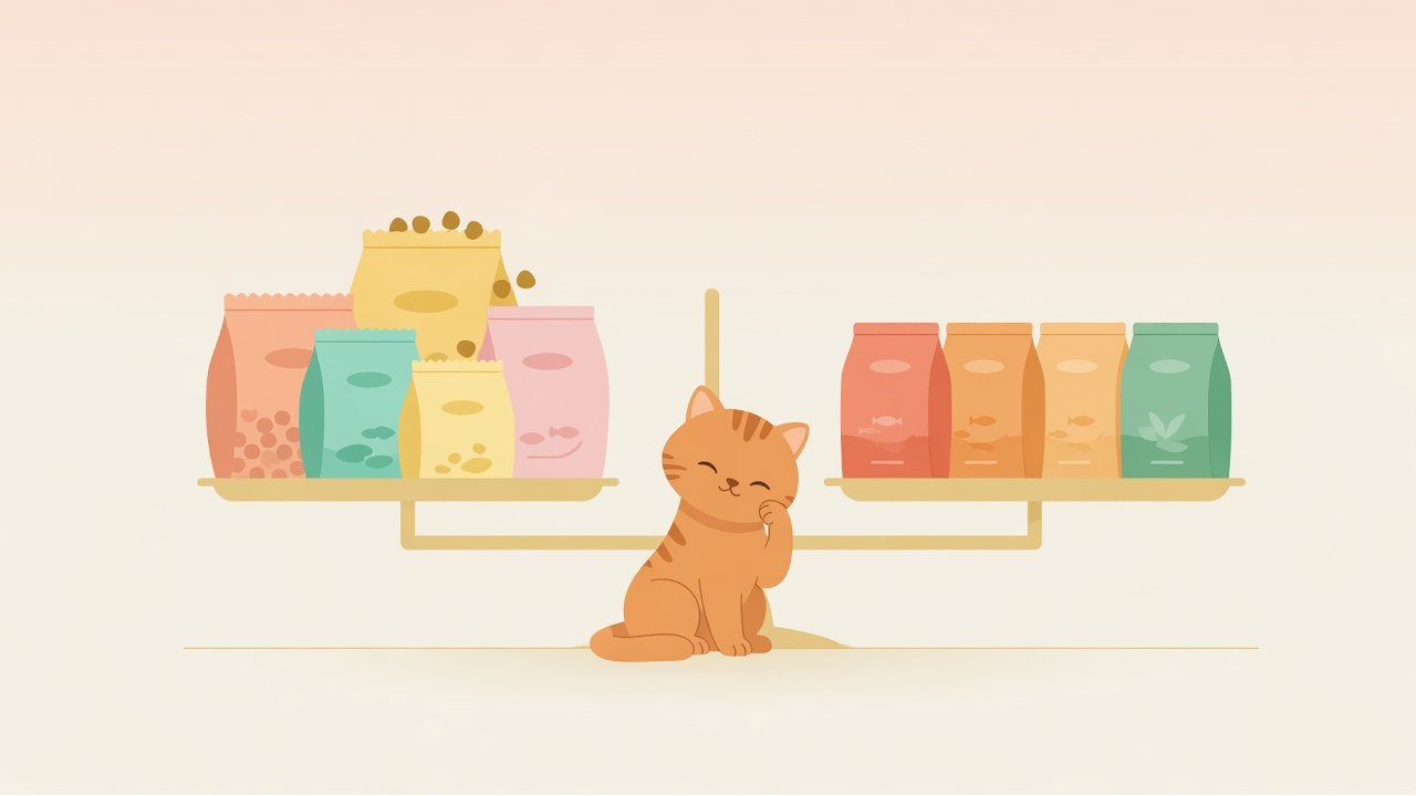 ciaoのバラエティを入数と内容量で比べるイラスト