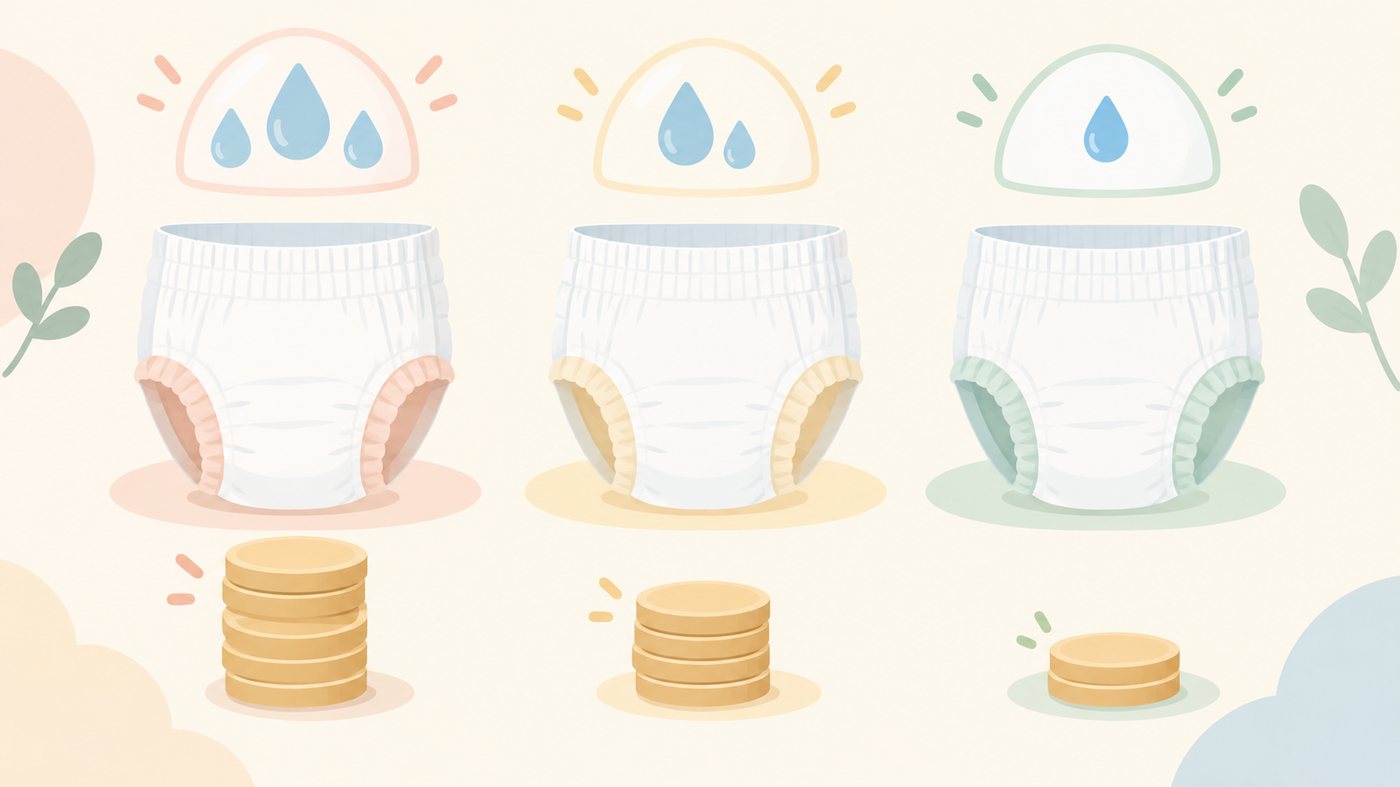 缶と袋の入数を1gあたりに割り戻すイラスト