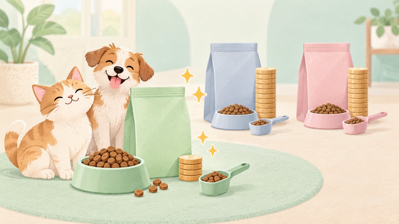 ペットシーツの1枚あたりの単価を計算するイラスト