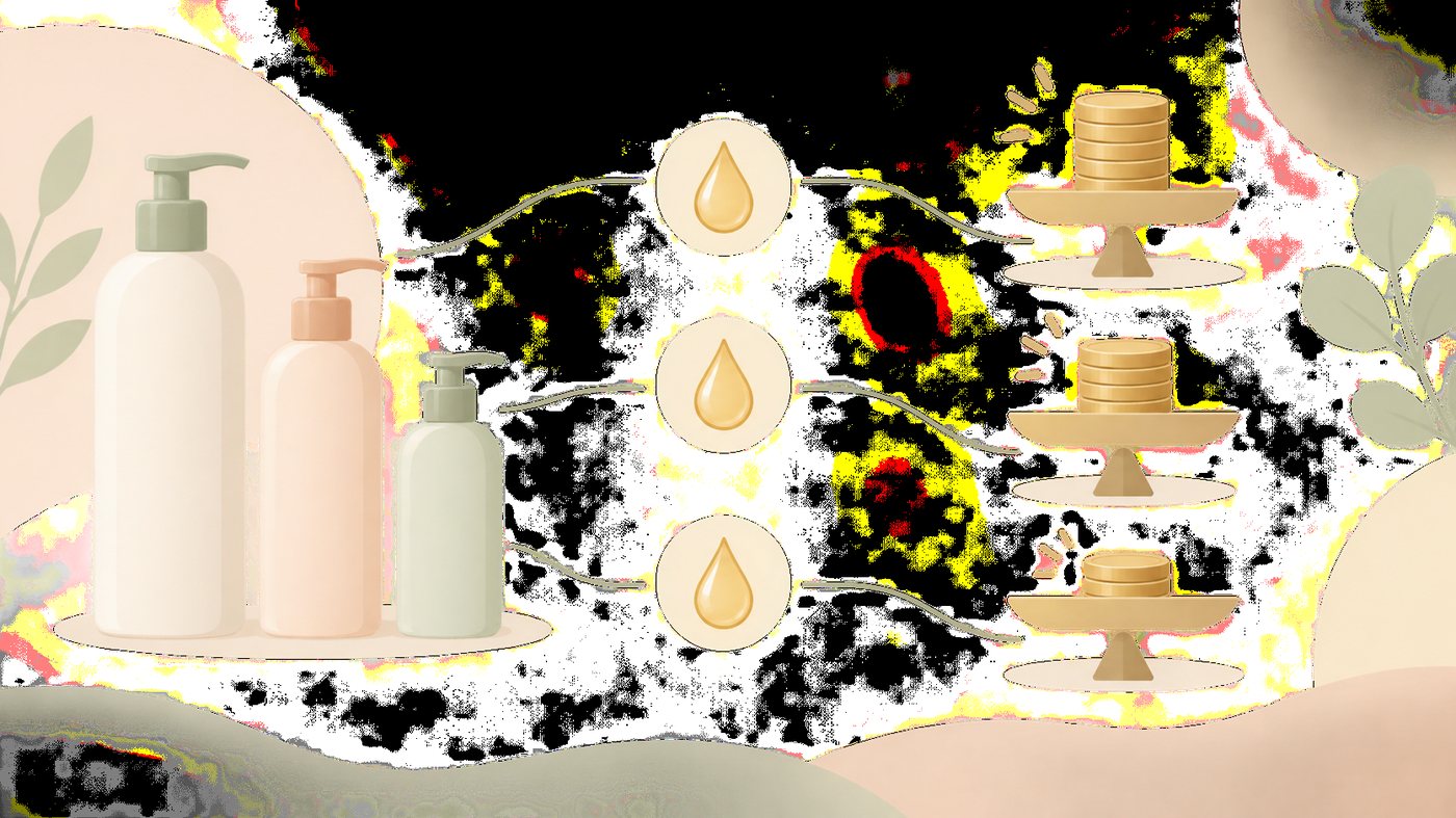 大きさの違うペットシーツを並べたイラスト