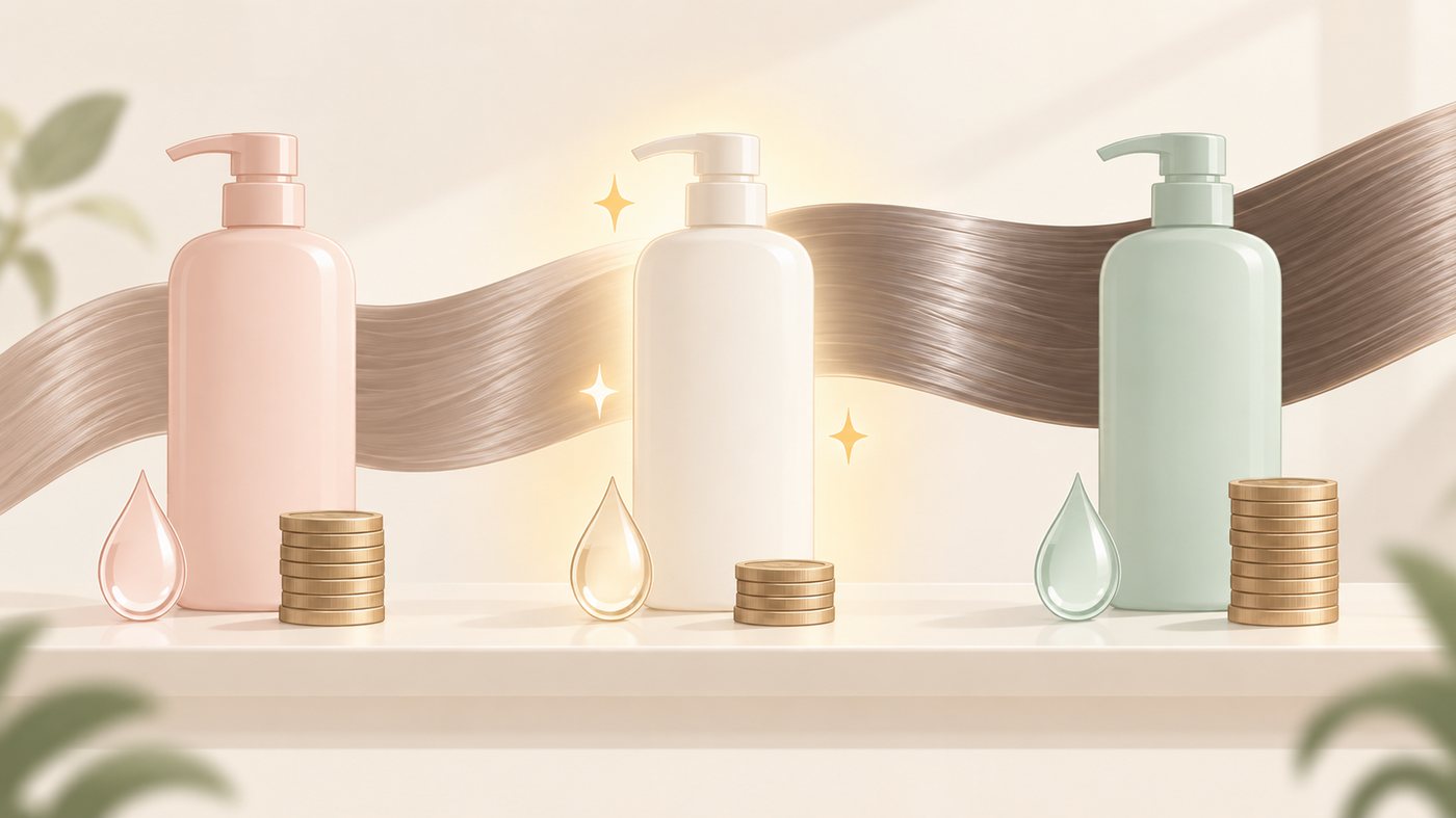 少ない袋数とまとめ買いで収納の広さが変わるイラスト