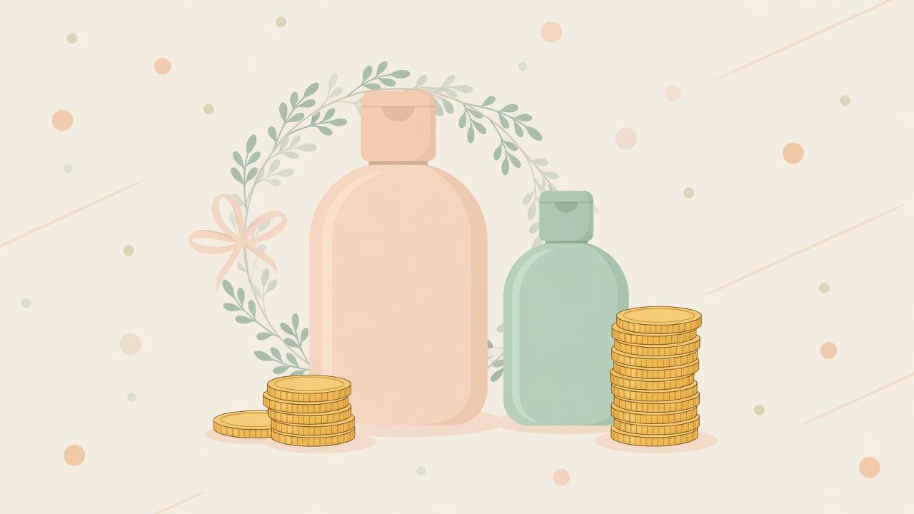 1袋だけ買う場合と複数袋をまとめる場合を比べるイラスト