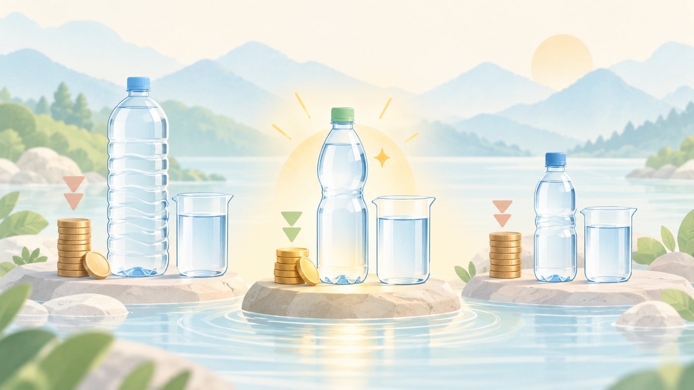小袋・大袋・超特大の置き場所を比べるイラスト