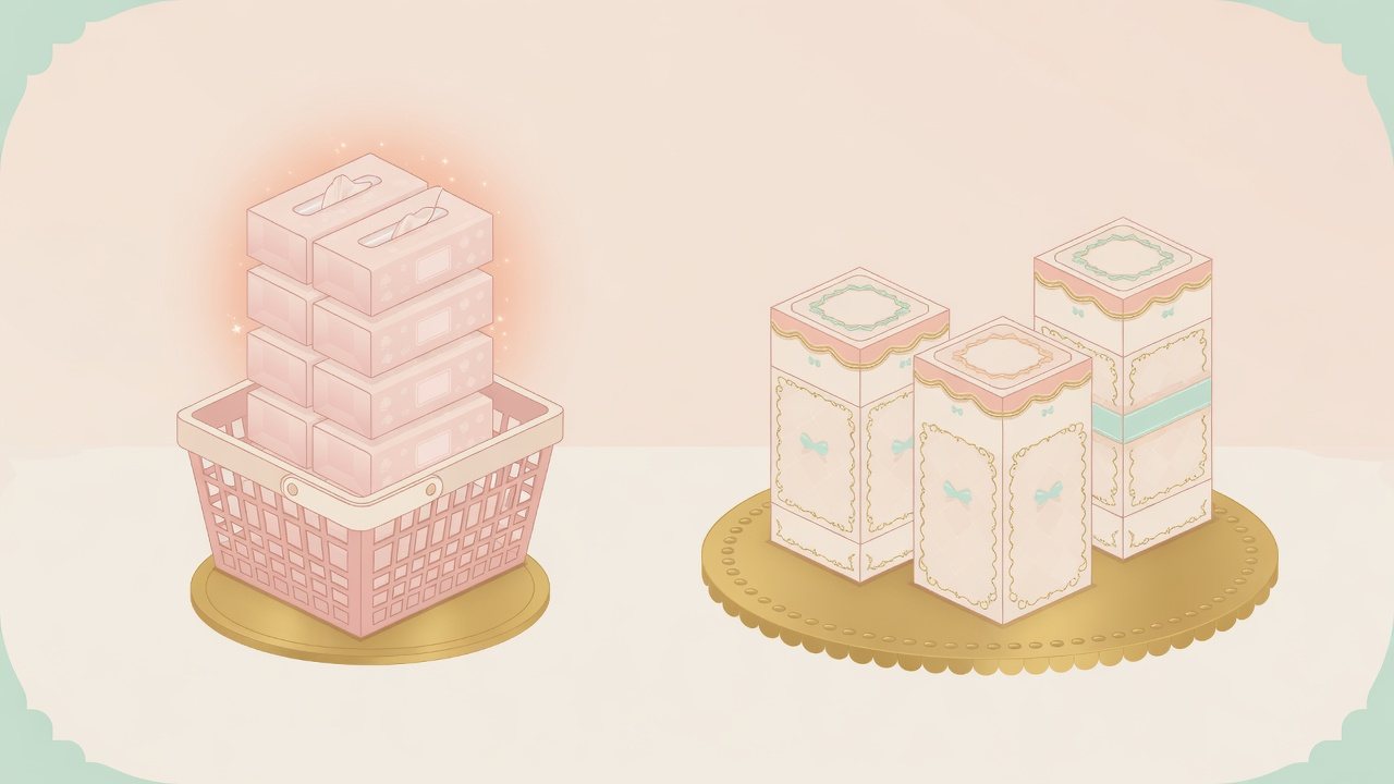 肌うるるの組数から日数を確かめるイラスト