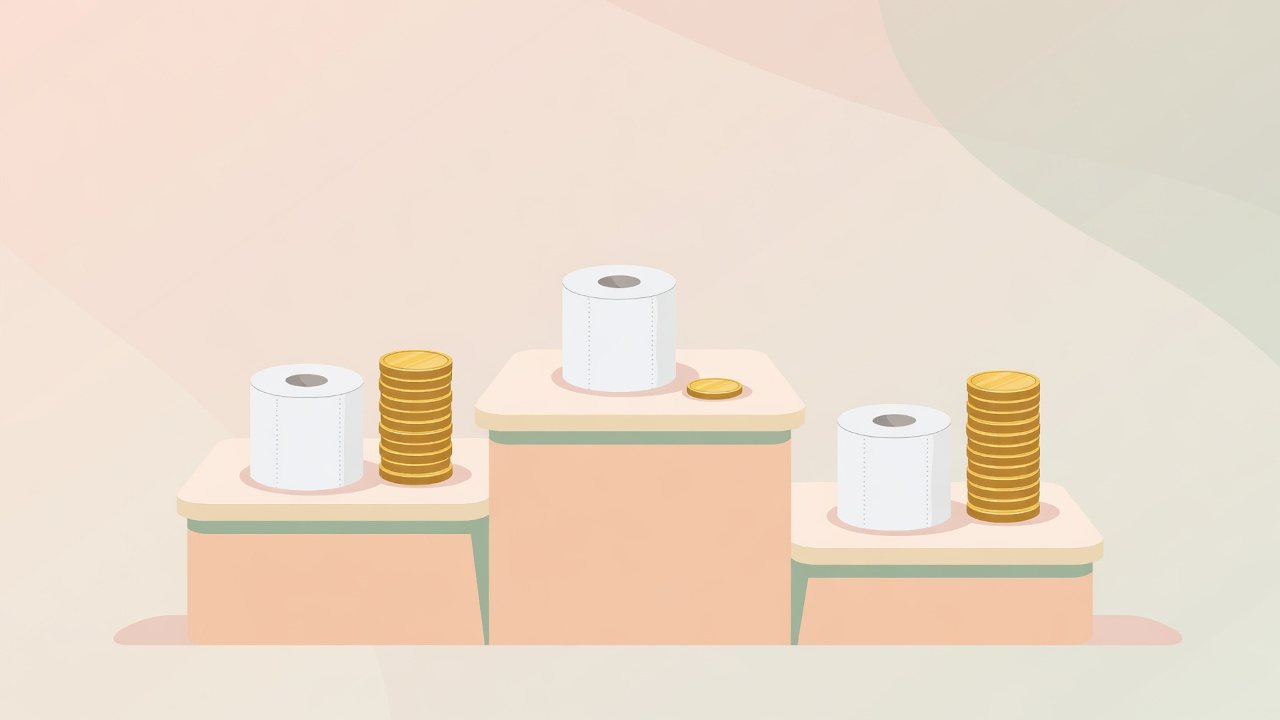 25m巻きの総延長から1m単価を計算するイラスト
