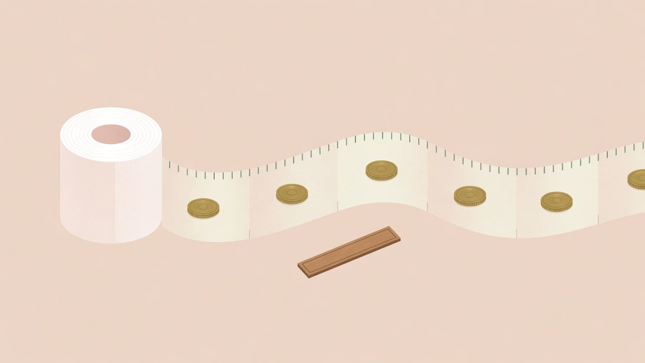 8本・中パック・ケースを単価の目盛りで見るイラスト