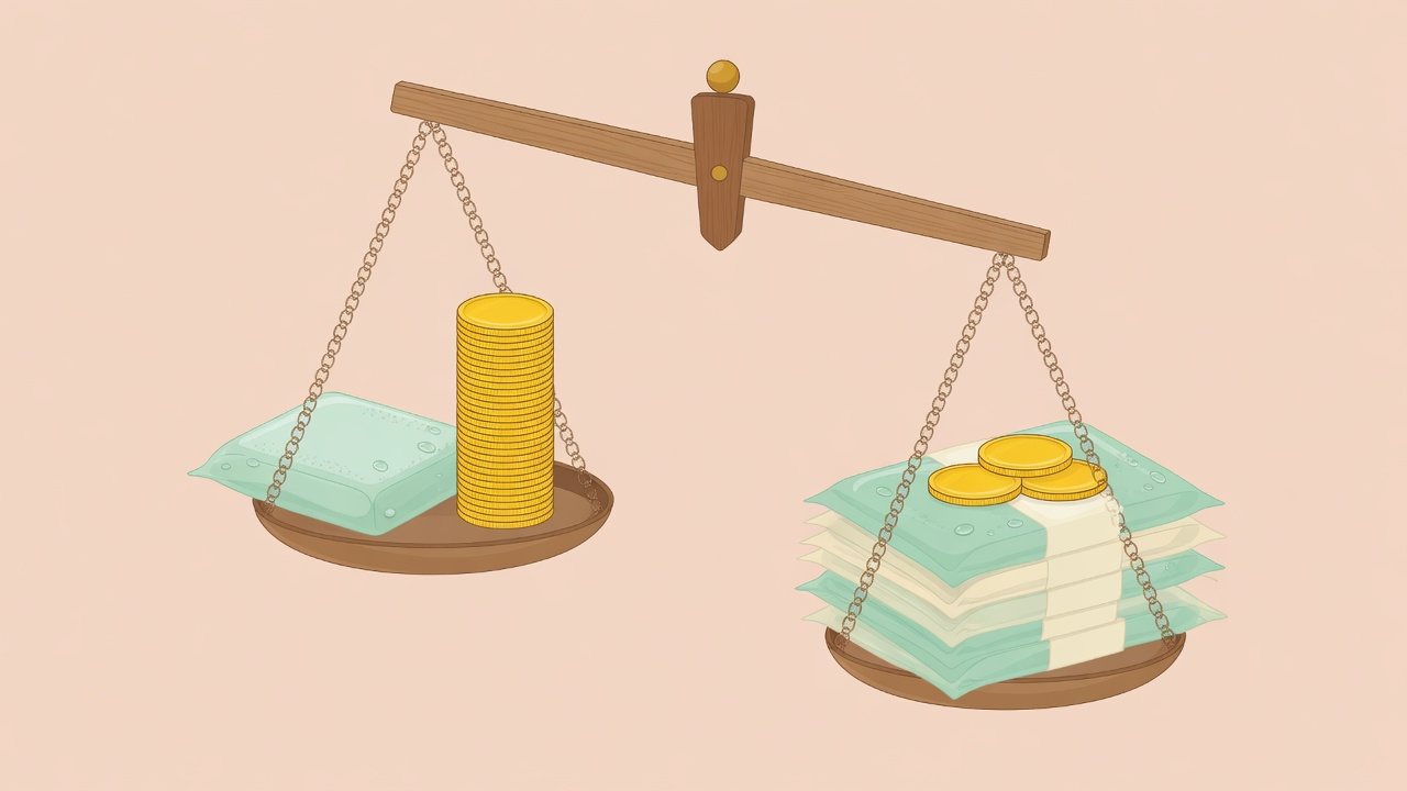 ウェットティッシュの総枚数を計算するイラスト